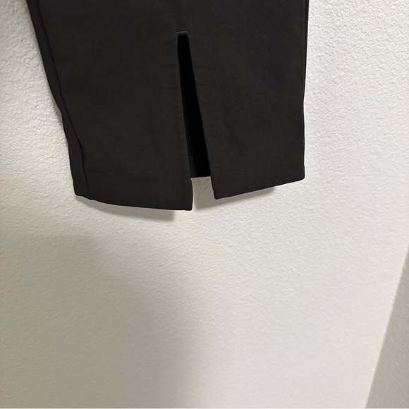 Athleta Wander Slim Straight Pants Ankle Length Front Slits Size 6 Women’s Green - Picture 9 of 12